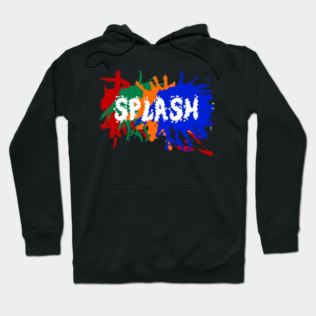 SPLASH on tee Hoodie by elio